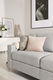 Baltimore Dove Grey Fabric Sofa