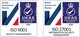 ISO 9001 & 27001 logos