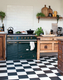 Chequerboard Kitchen Floor