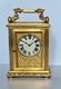 Tiffany & Co. gilded carriage clock