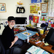 Rob drawing his online safety champion