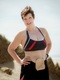 Caroline with stoma bag displayed