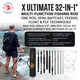 X Ultimate Fishing Rod. 32 in 1 Rod