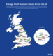 Map showing small business values in UK